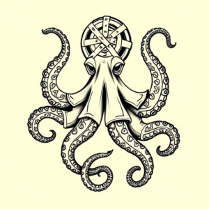 Celtic Octopus Tattoo