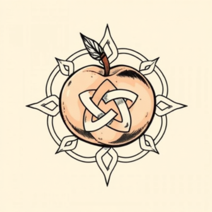 Celtic Peach Tattoo