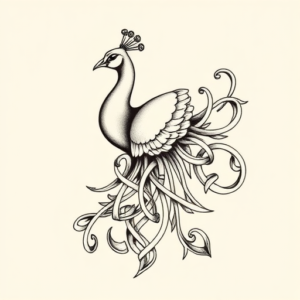 Celtic Peacock Tattoo