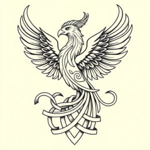 Celtic Phoenix Tattoo