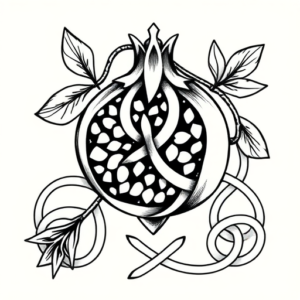 Celtic Pomegranate Tattoo