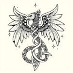 Celtic Quetzalcoatl Tattoo