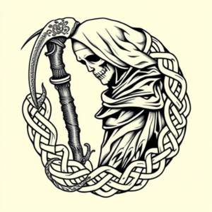 Celtic Reaper Tattoo