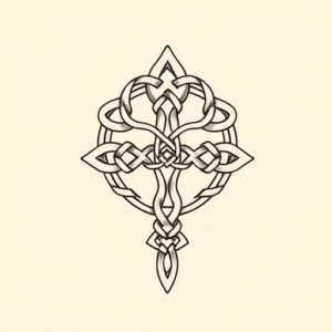 Celtic Rosary Tattoo