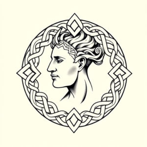 Celtic Saturn Tattoo