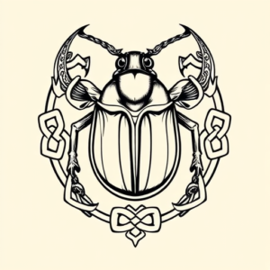 Celtic Scarab Tattoo