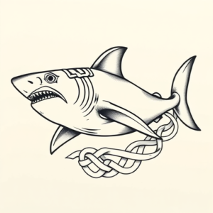 Celtic Shark Tattoo