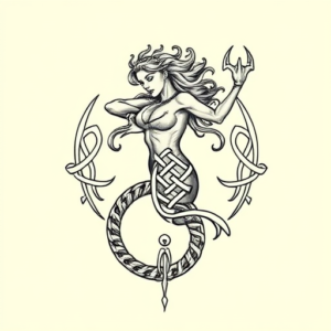 Celtic Siren Tattoo
