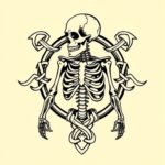 Celtic Skeleton Tattoo