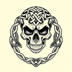 Celtic Skull Tattoo