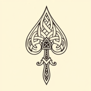 Celtic Spade Tattoo