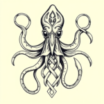 Celtic Squid Tattoo