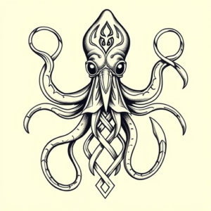 Celtic Squid Tattoo
