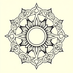 Celtic Sun Tattoo