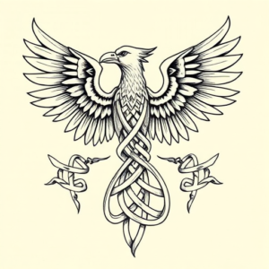 Celtic Thunderbird Tattoo
