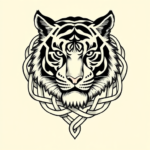 Celtic Tiger Tattoo