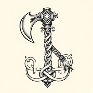 Celtic Tomahawk Tattoo
