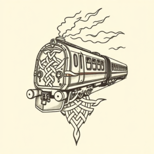 Celtic Train Tattoo
