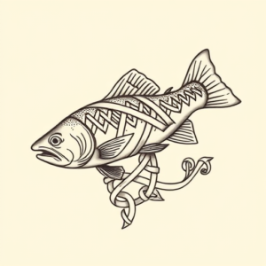 Celtic Trout Tattoo