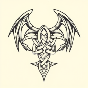 Celtic Vampire Tattoo
