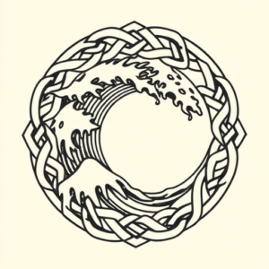 Celtic Wave Tattoo