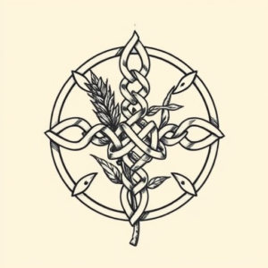 Celtic Weed Tattoo