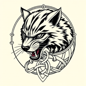 Celtic Wolverine Tattoo