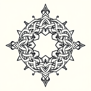 Celtic Wormhole Tattoo