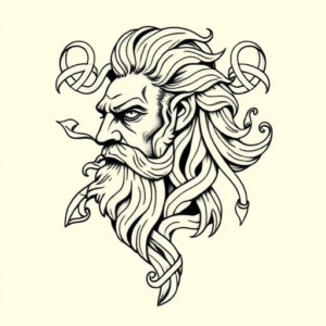 Celtic Zeus Tattoo