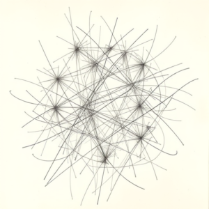 Chaotic Graphite Pencil Sketch Band Tattoo