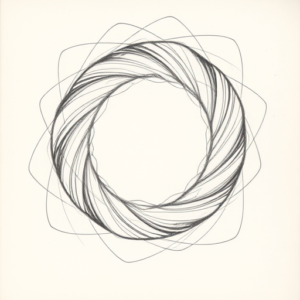 Chaotic Graphite Pencil Sketch Ouroboros Tattoo