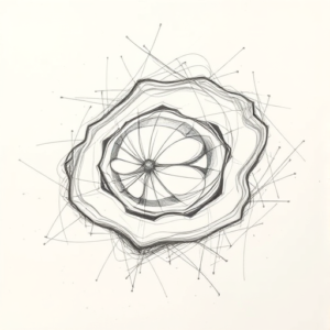 Chaotic Graphite Pencil Sketch Oyster Tattoo