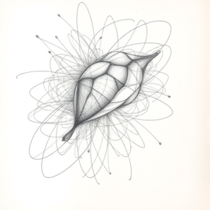 Chaotic Graphite Pencil Sketch Sampaguita Tattoo