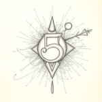 Chaotic Graphite Pencil Sketch Shiva Tattoo