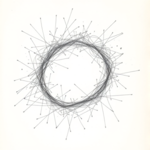 Chaotic Graphite Pencil Sketch Water Tattoo