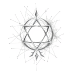 Chaotic Graphite Pencil Sketch Yggdrasil Tattoo