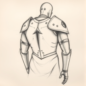 Charcoal Armor Tattoo