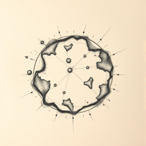 Charcoal Atlas Tattoo