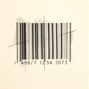 Charcoal Barcode Tattoo