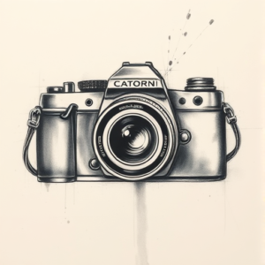 Charcoal Camera Tattoo