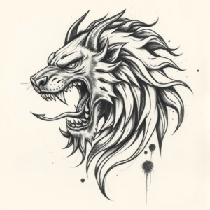 Charcoal Cerberus Tattoo