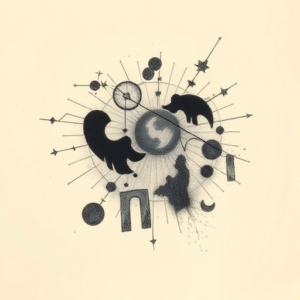 Charcoal Constellation Tattoo