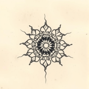 Charcoal Crochet Tattoo