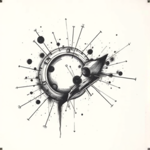 Charcoal Cyber Tattoo