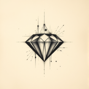Charcoal Diamond Tattoo