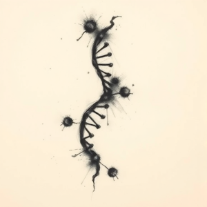 Charcoal Dna Tattoo