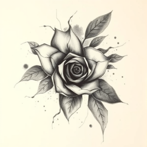 Charcoal Emerald Tattoo