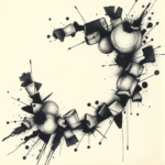 Charcoal Fallout Tattoo