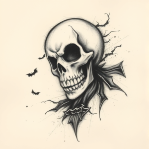 charcoal-halloween-tattoo-1
