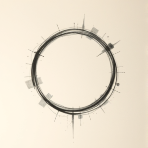 Charcoal Halo Tattoo